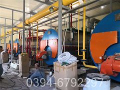 燃气热水锅炉安装